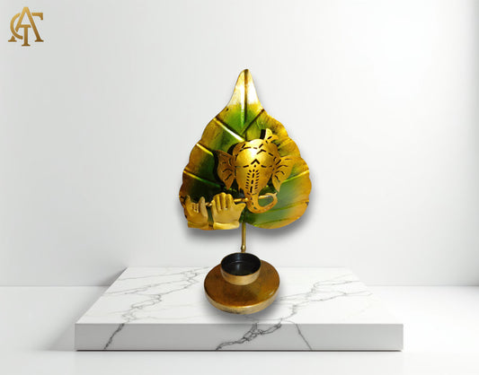 Pan Ganesh Candle holder
