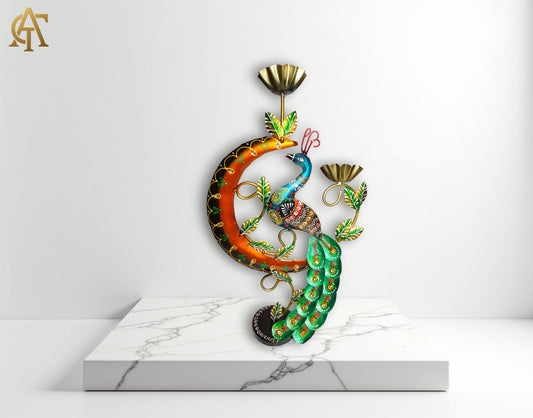 Peacock Candle Holder